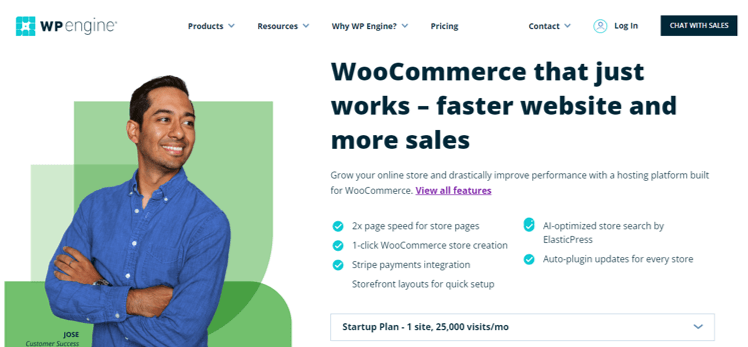 استضافة WP Engine WooCommerce