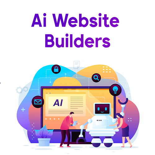 7 kreatorów stron internetowych opartych na sztucznej inteligencji: Twórz z łatwością oszałamiające strony internetowe 1 illustration of a ai website builder