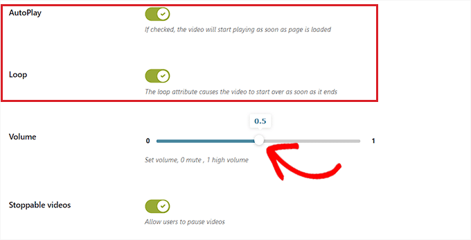 Konfigurasikan pengaturan Umum untuk video Configure the General settings for the video
