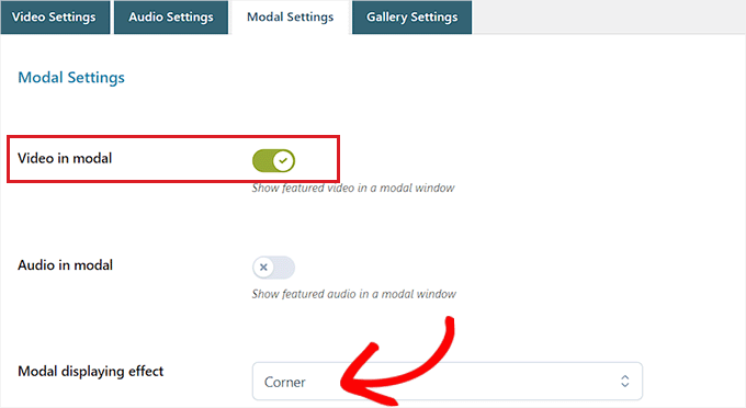 Konfigurasikan Pengaturan Modal Configure Modal Settings