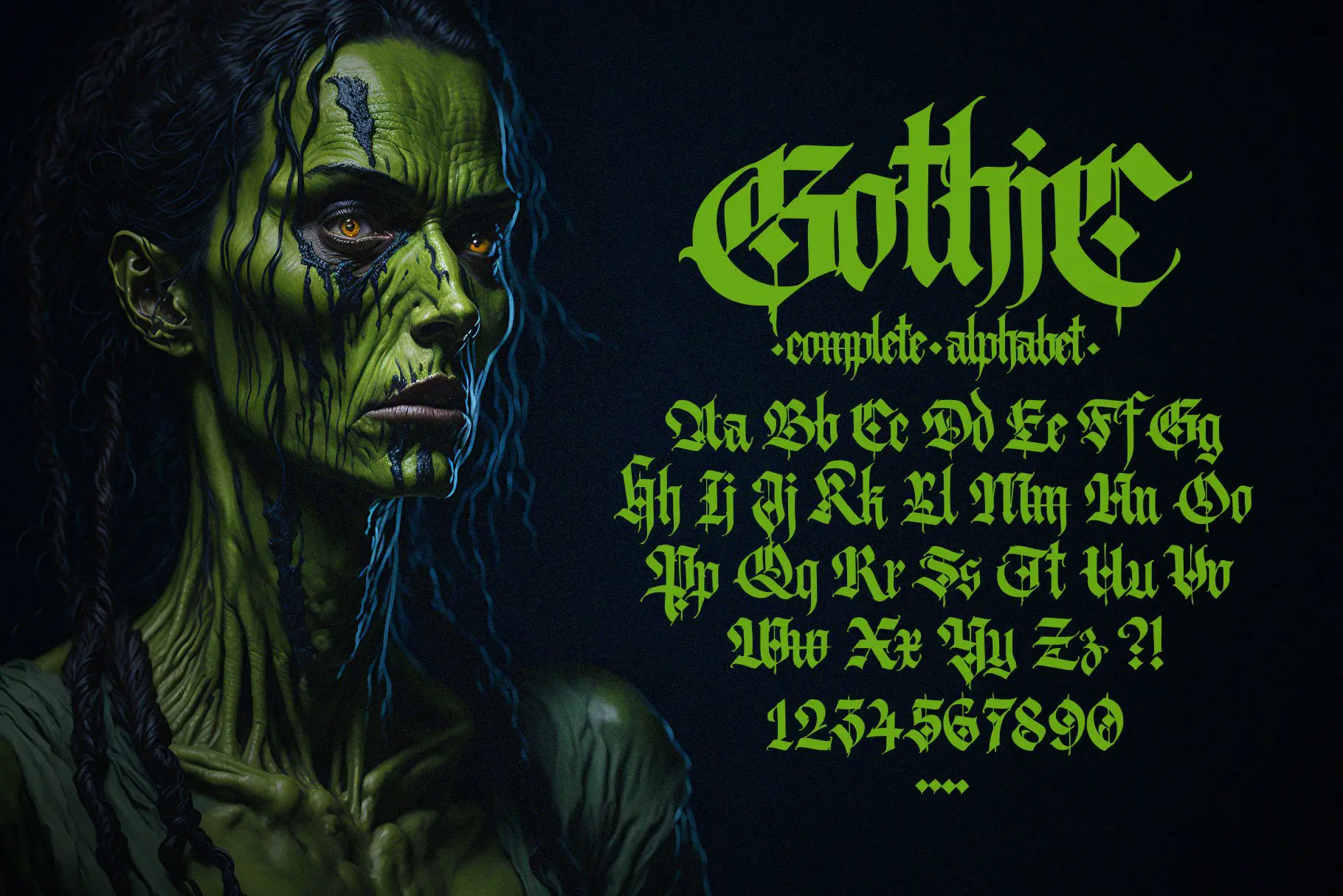 Gotische Buchstaben -