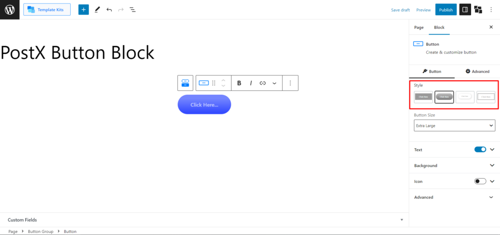 Cómo agregar botones en WordPress: Mejore sus botones de WordPress con PostX 6 Button Style