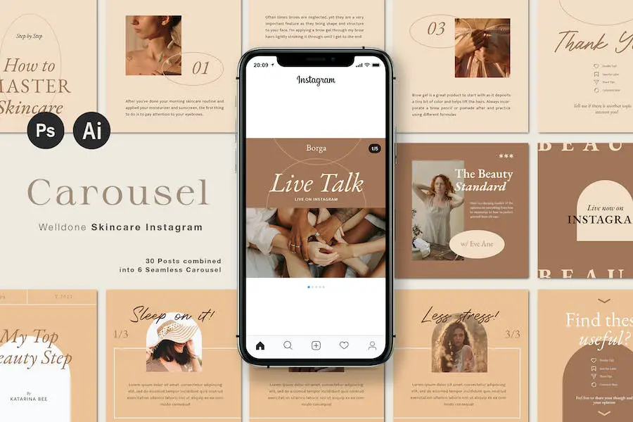 Carrusel de Instagram WELLDONE -