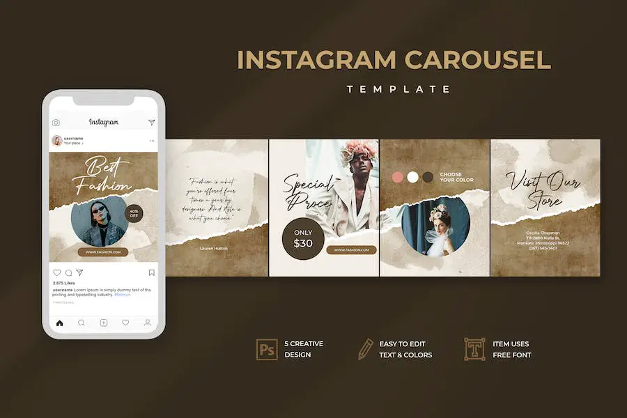 Carrusel de Instagram -