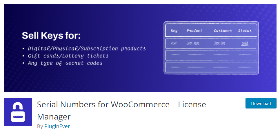 nomor seri untuk woocommerce - Buat Lisensi di WooCommerce