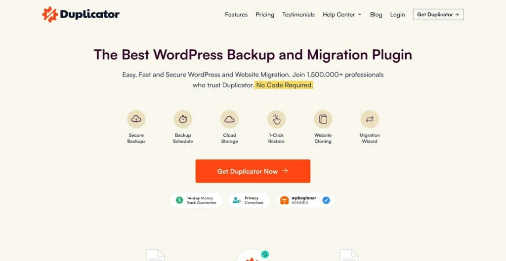 デュプリケーターのWordPress移行プラグイン