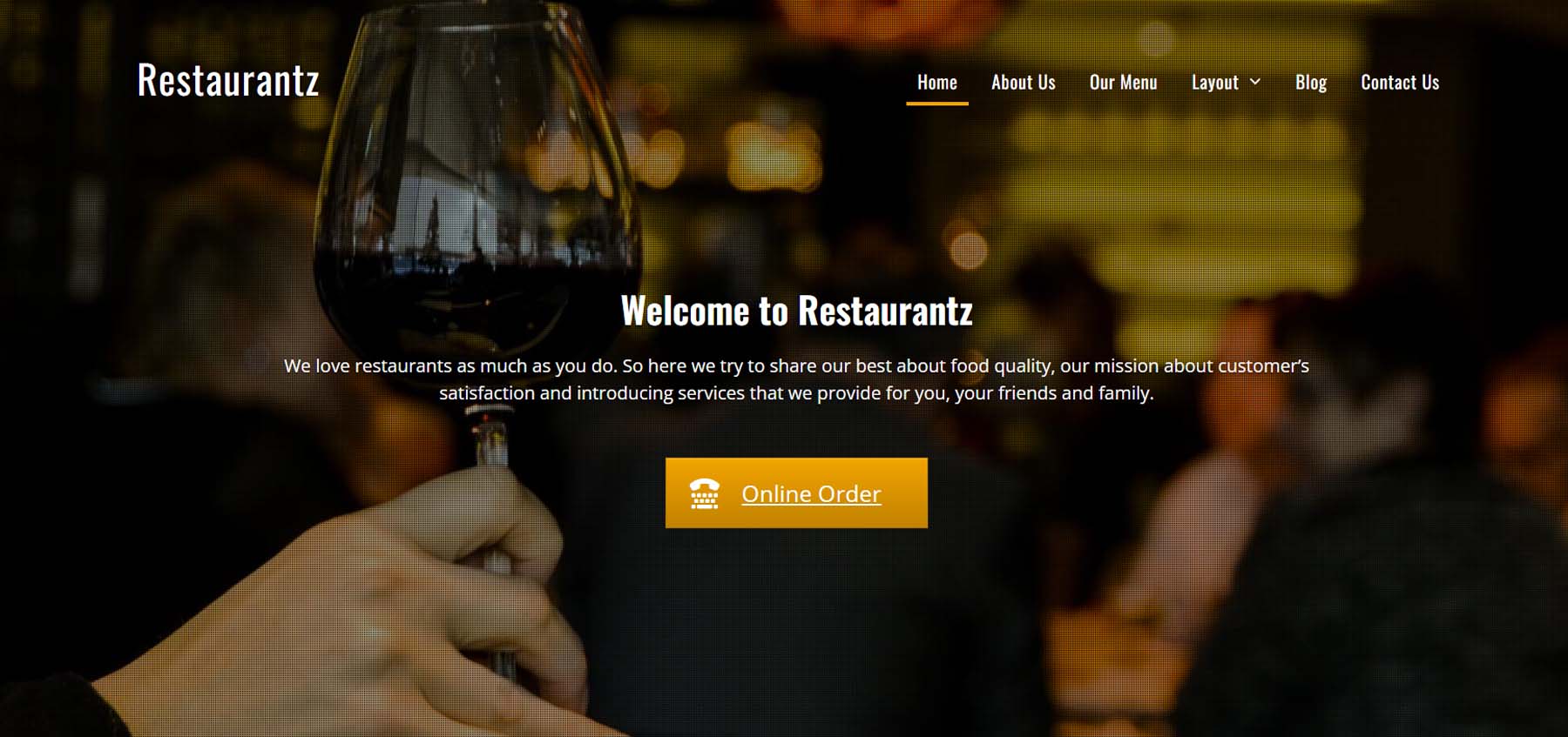 Restaurantz WordPress レストランテーマ