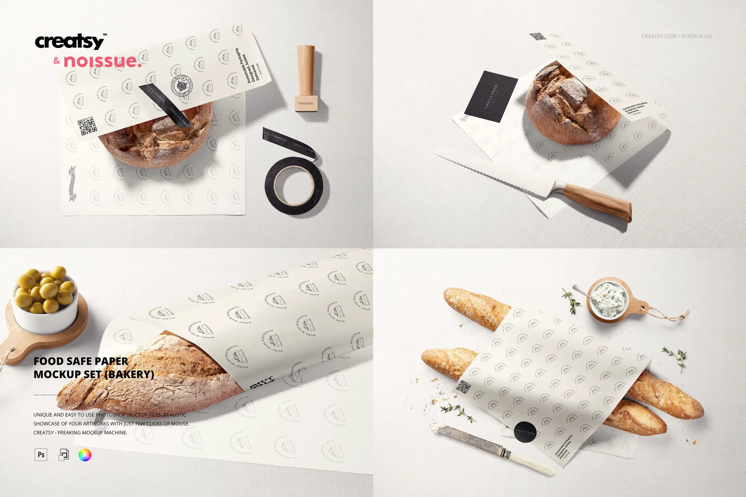 Noissue 食品安全纸模型集 -