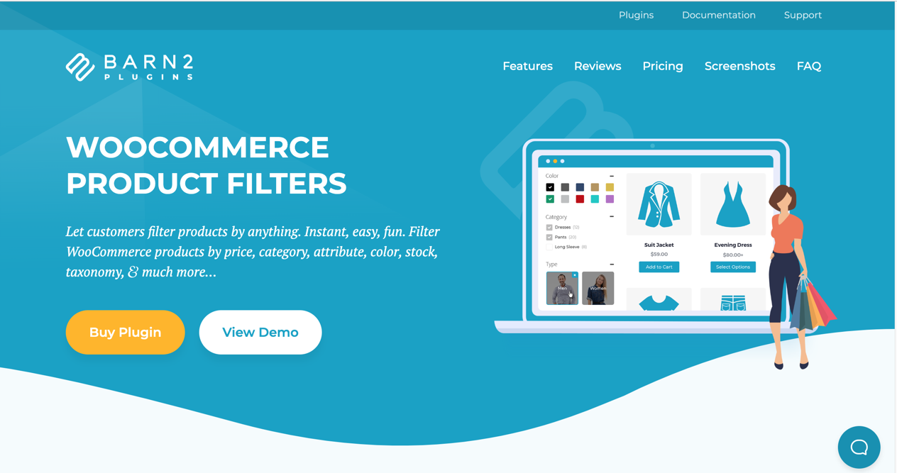 Woocommerce 제품 필터