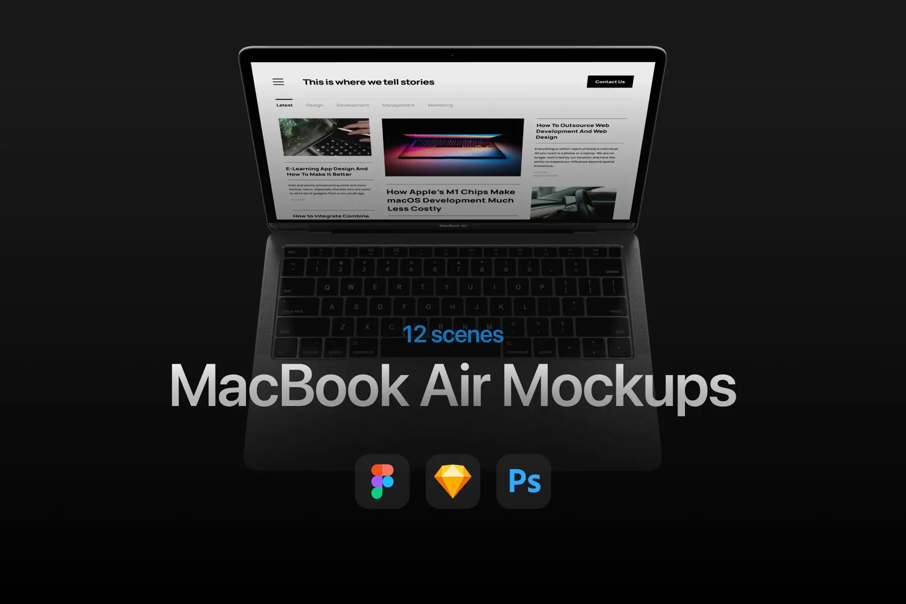 12 cele mai populare machete MacBook Air -