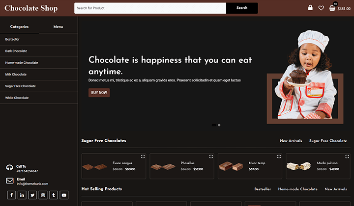 Chocolate WordPress Theme