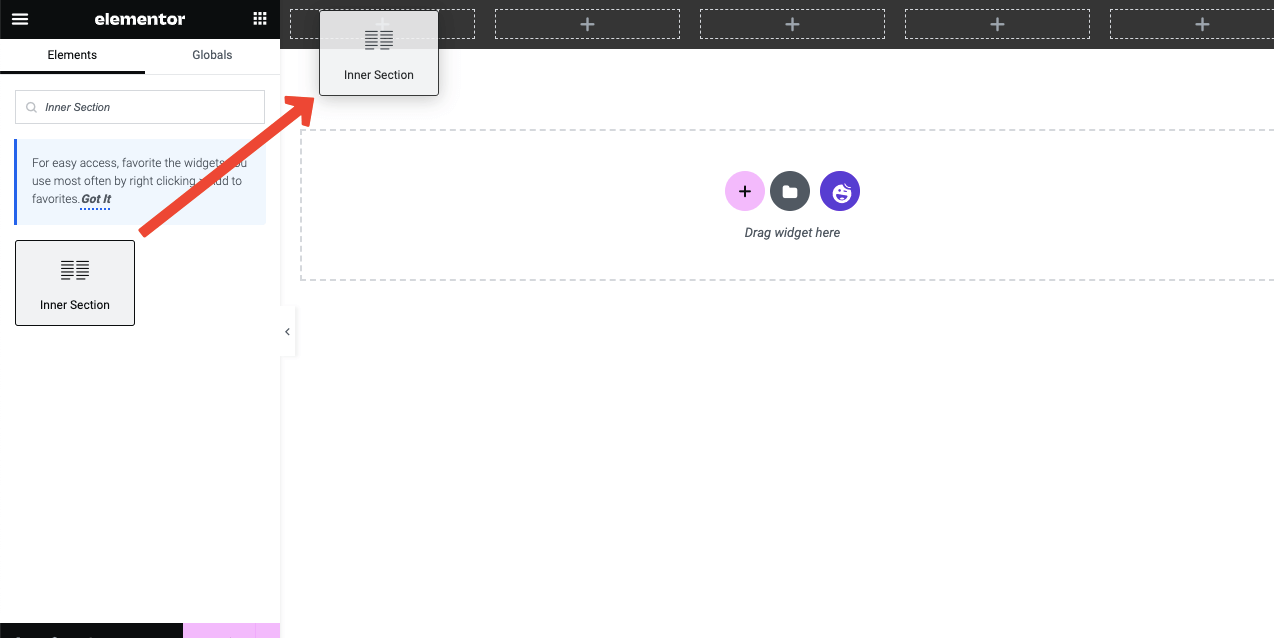 Jak stworzyć stronę prawnika za pomocą Elementora i HappyAddons 11 Use the inner section widget to add more elements