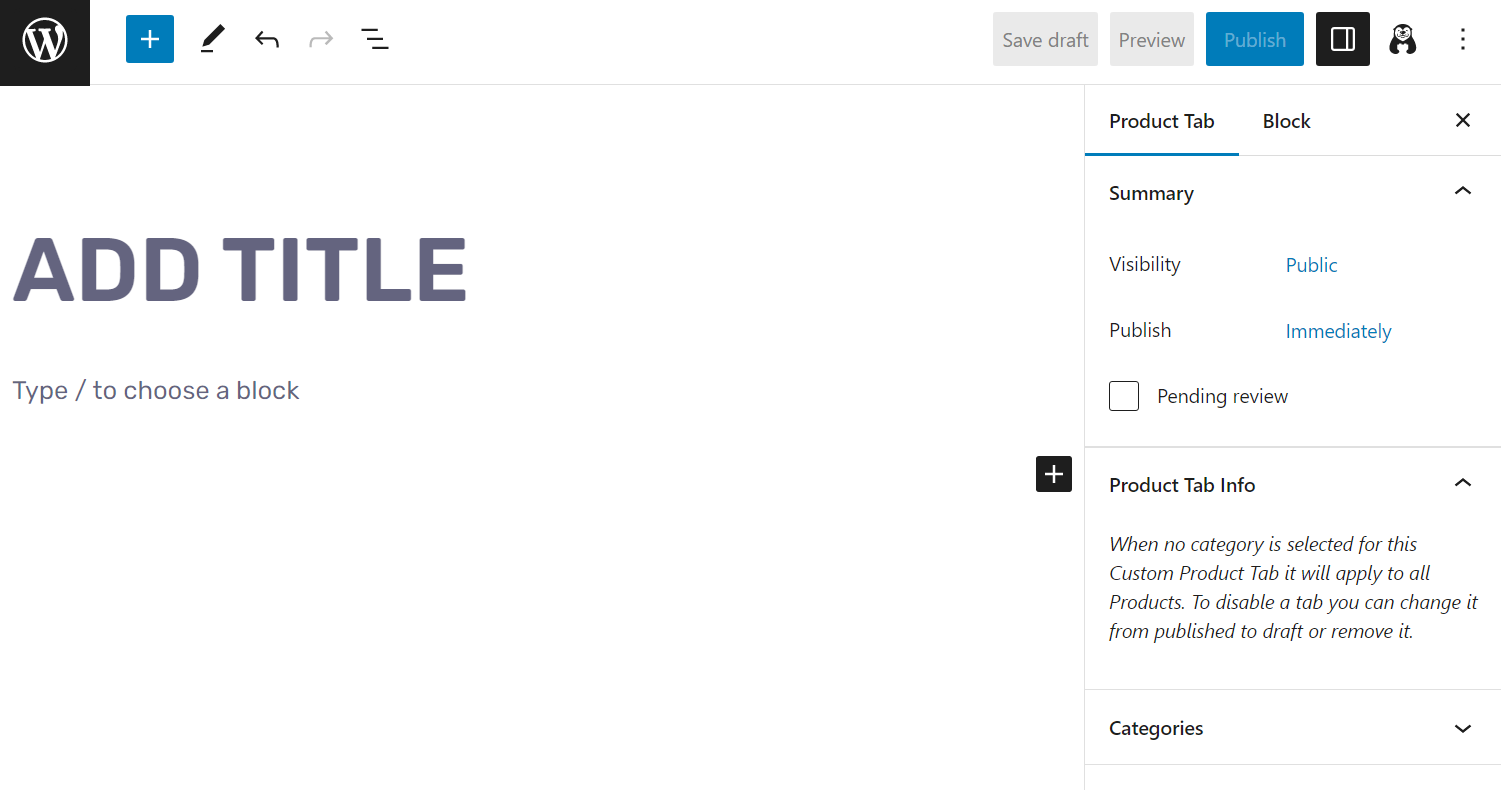 Sparks kullanarak WooCommerce'de bir ürün sekmesi ekleyin ve özelleştirin.