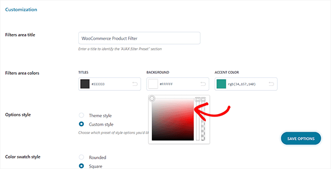 필터 색상 사용자 정의 Customize filter colors
