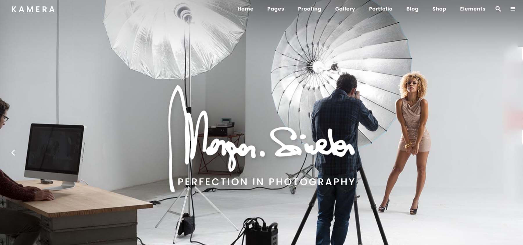 KAMERA, un tema fotografico di WordPress