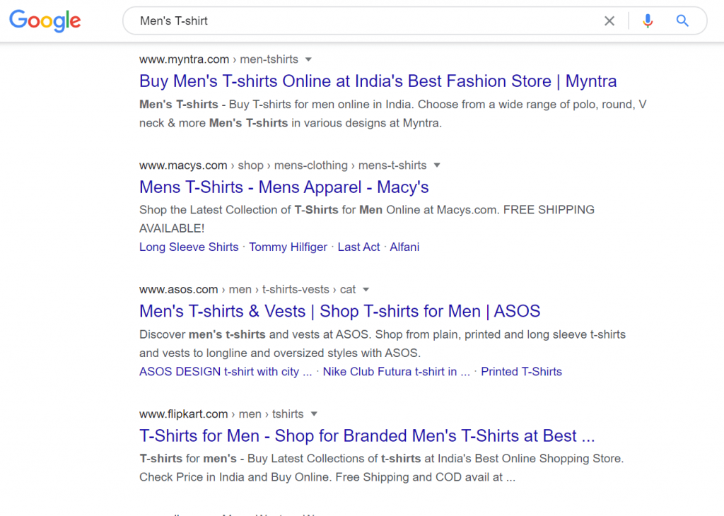 Esta es una imagen de camiseta de hombre_ eCommerce-SEO-tips