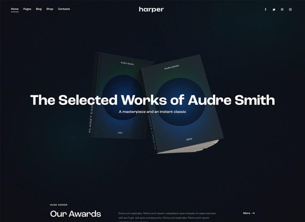 Harper | Copywriter & Spesialis Pemasaran Tema WordPress