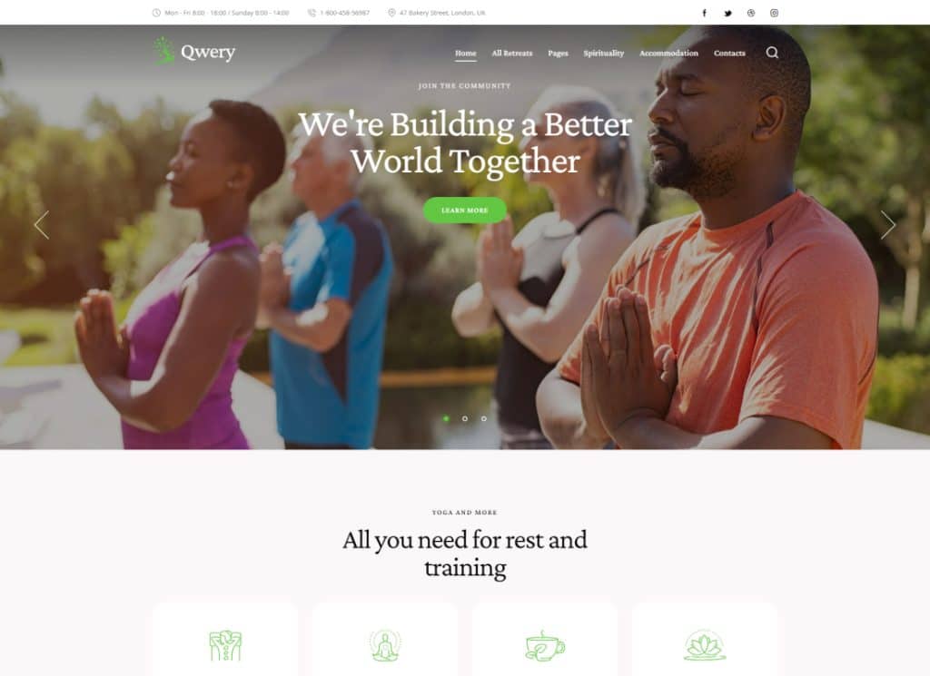 Qwery - Tema WordPress e WooCommerce para negócios multiuso + ChatGPT