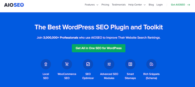 Wtyczka AIOSEO SEO WordPress The AIOSEO SEO WordPress plugin