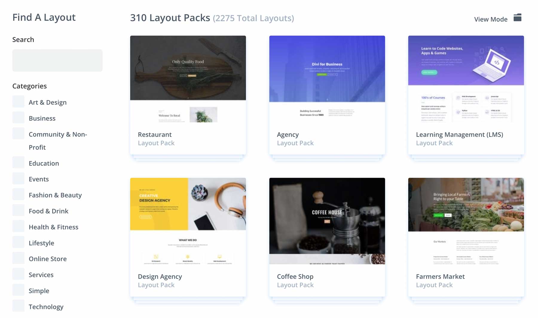 Divi-Layout-Pack-Bibliothek