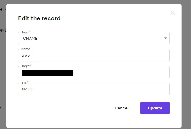 como actualizar tus registros dns en hostinger paso 2