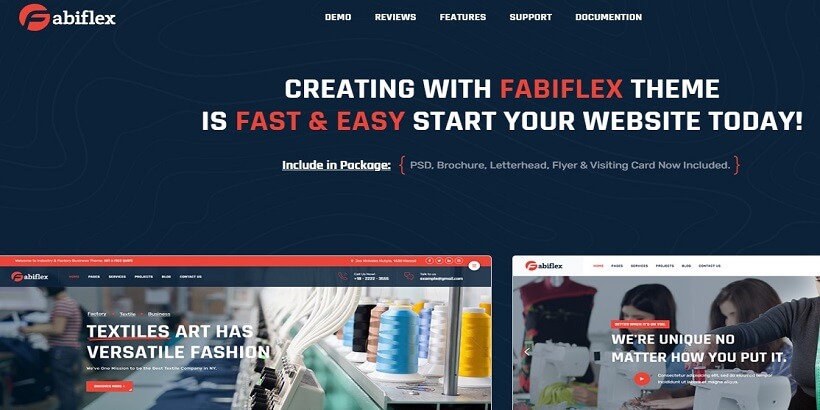 Fabiflex-Best-Textile-Industry-WordPress-主題