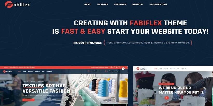 Fabiflex-Best-Textile-Industry-WordPress-ธีม
