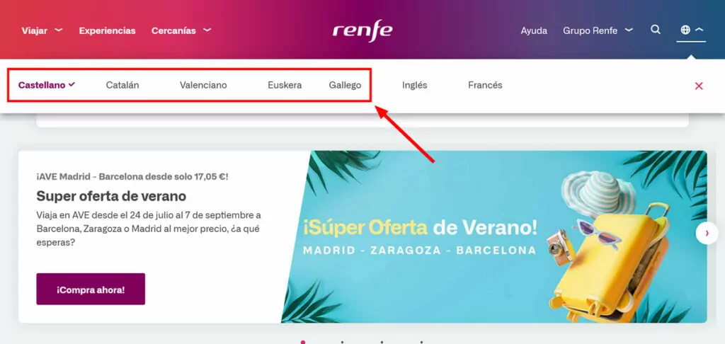موقع إلكتروني باللهجات الكتالانية والإسبانية الأخرى - الترجمة مقابل التوطين