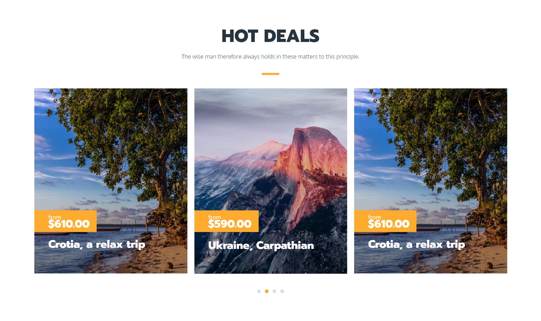 Le module Hot Tours de Tripster