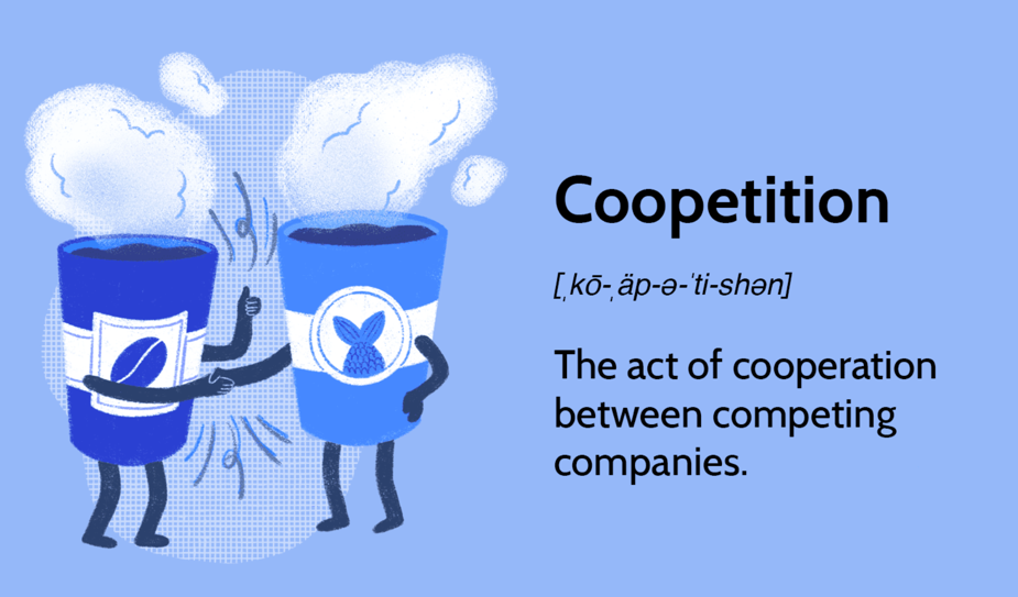 WordPress perd du terrain : L'acte de coopération entre des entreprises concurrentes.