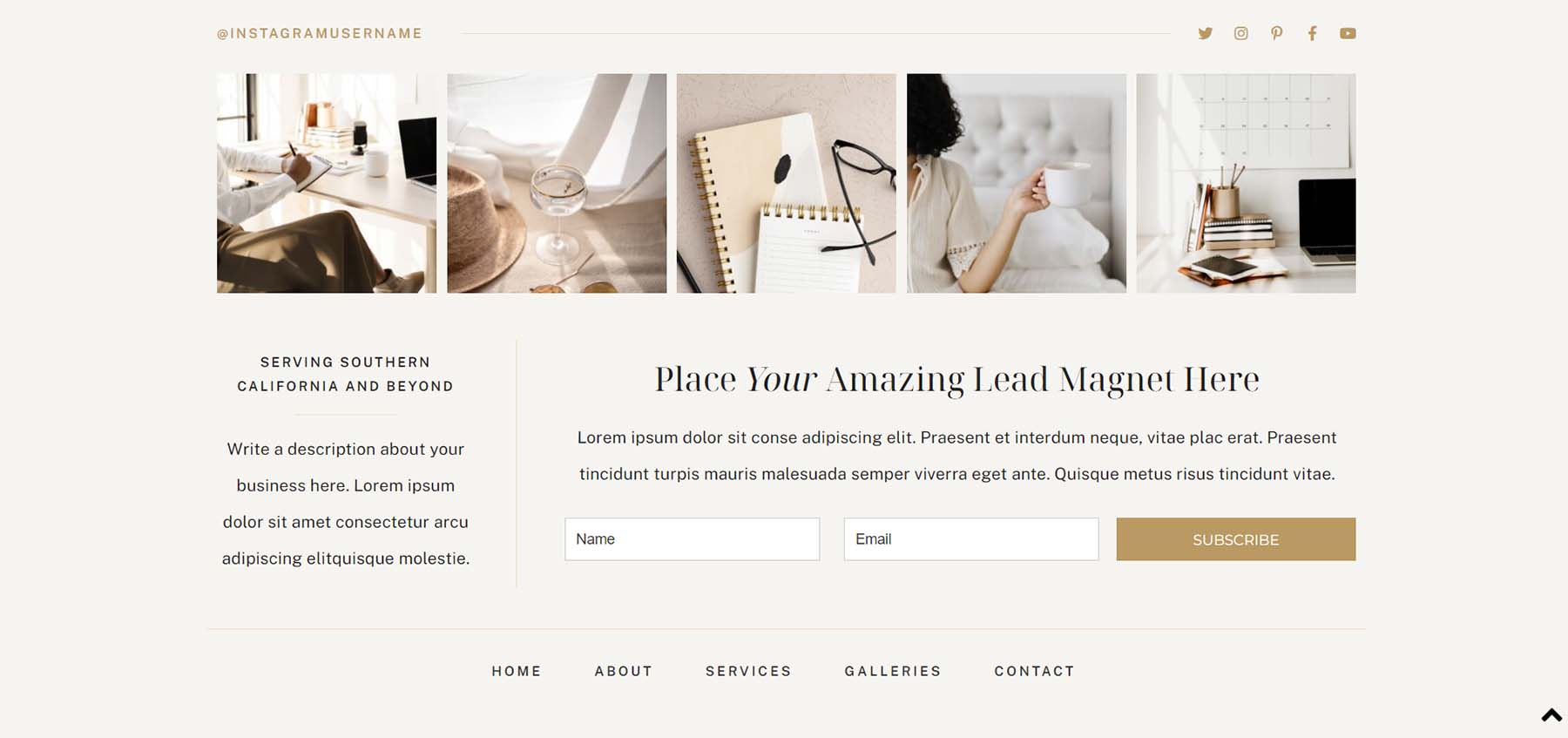 Native Instagram- und Newsletter-Module im ChicLuxe-Theme