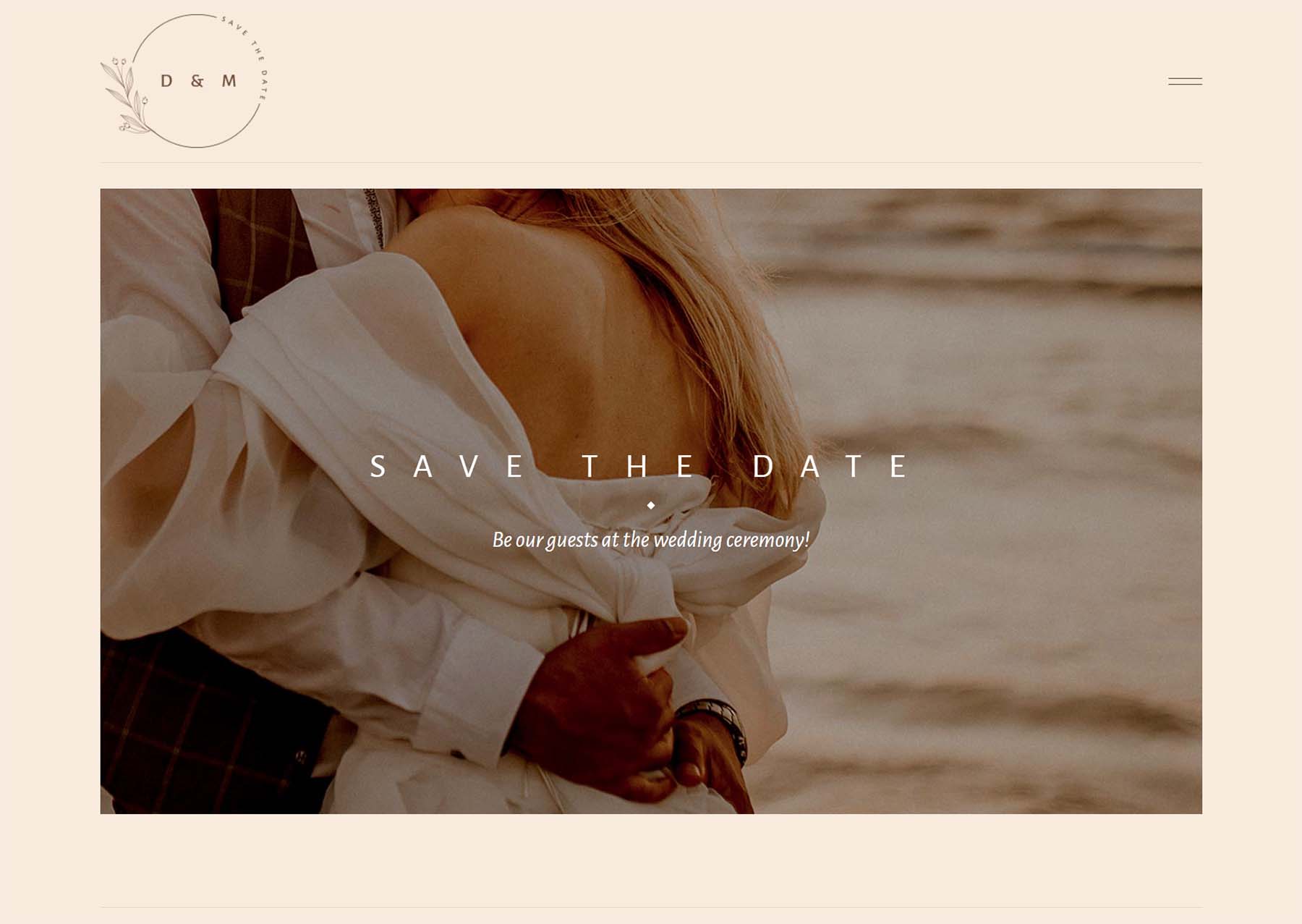 Qi, salah satu Tema Pernikahan WordPress terbaik untuk Undangan Pernikahan