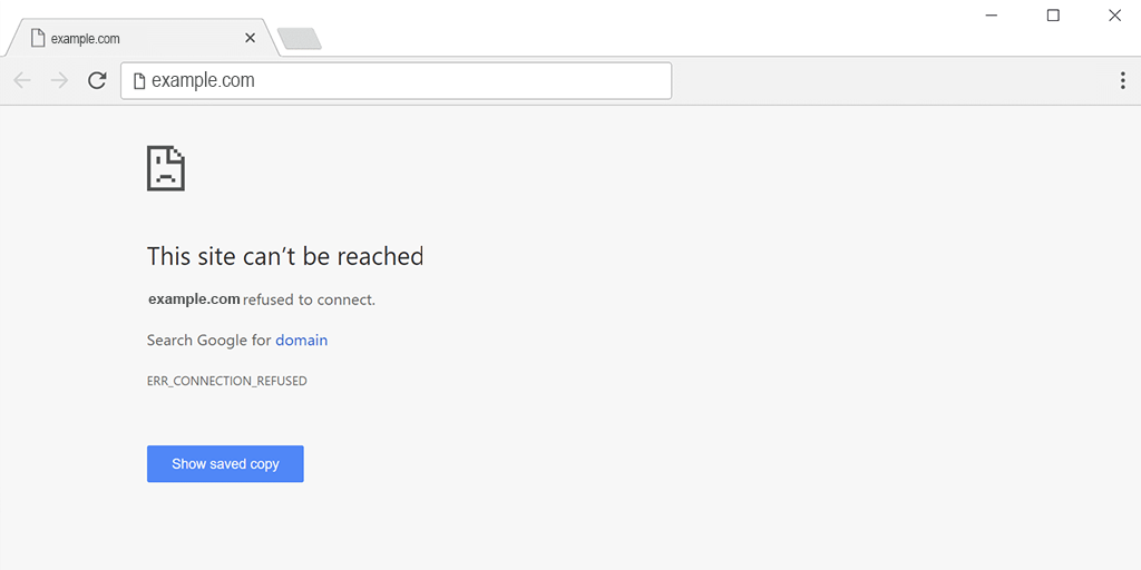 ERR_CONNECTION_REFUSED 오류를 수정하는 방법은 무엇입니까? (13가지 방법) 3 this site can't be reached