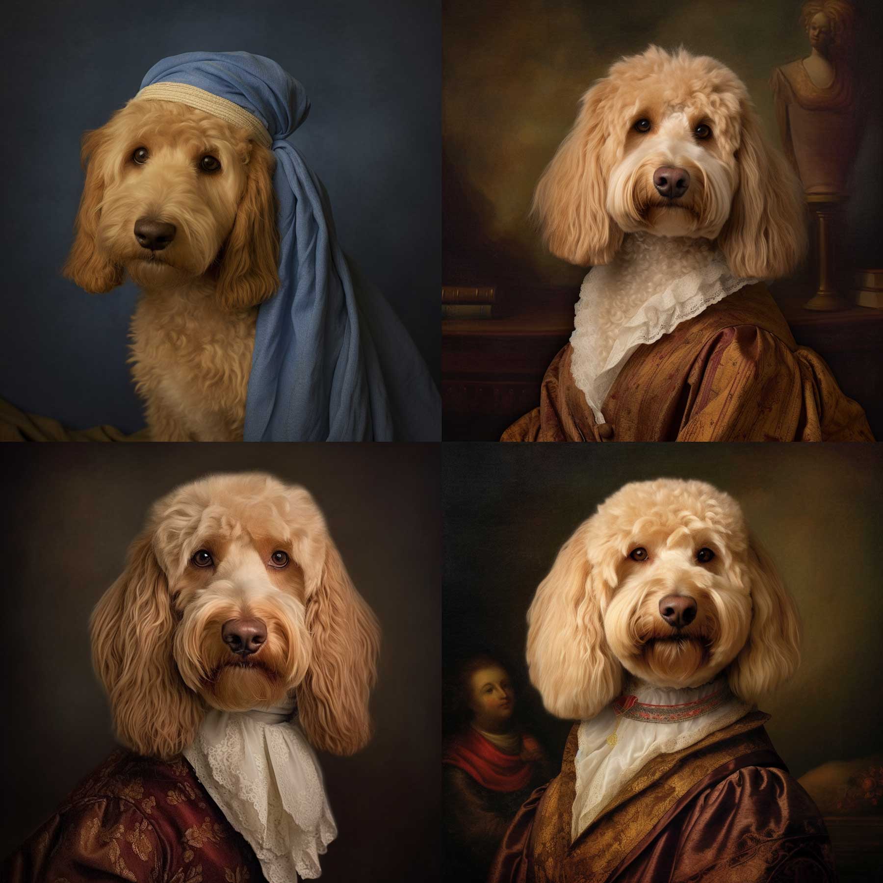 Goldendoodle de Léonard de Vinci