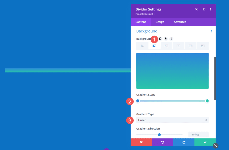 So erstellen Sie Verlaufsteiler mit dem Divider-Modul von Divi