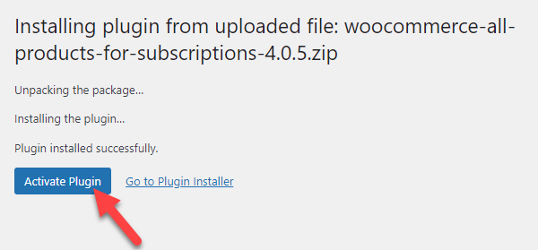 為 woocommerce 訂閱激活所有產品