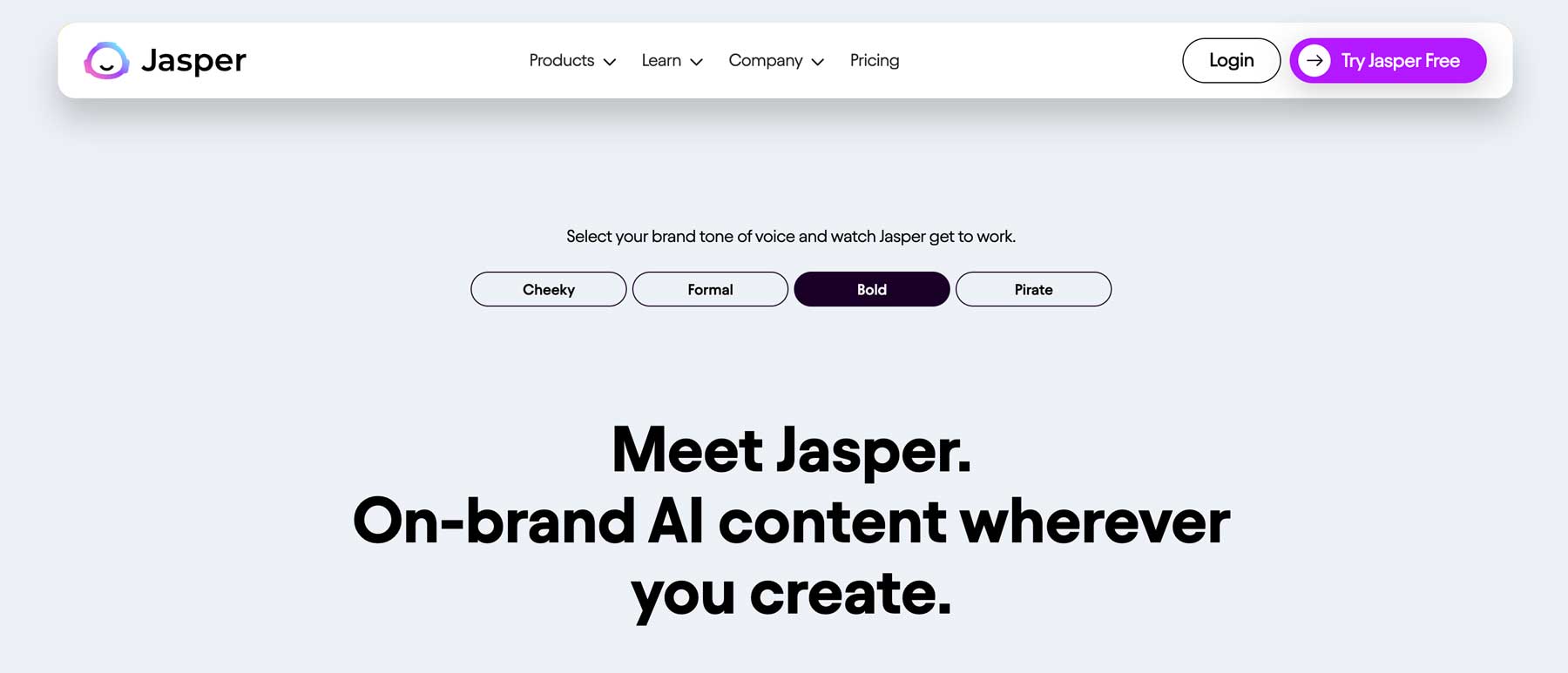 Instrument de scriere Jasper AI