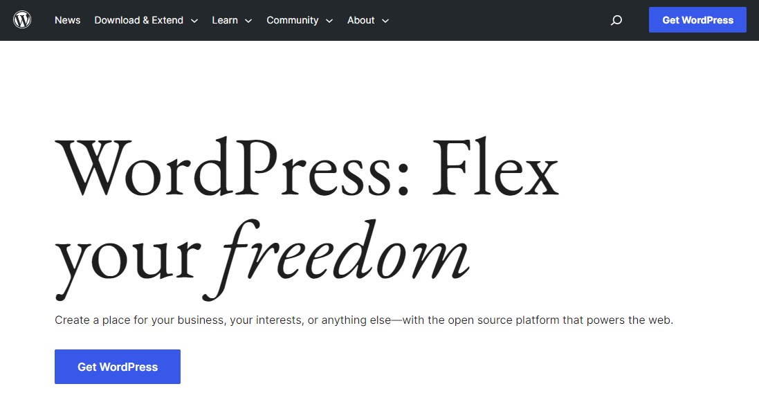 WordPress.org أفضل منصة تدوين