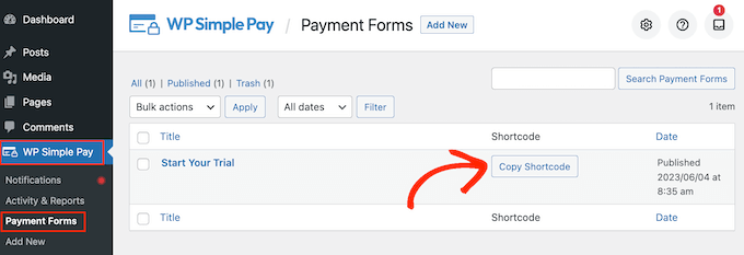 使用短代码向您的网站添加订阅表单 Adding a subscription form to your website using shortcode