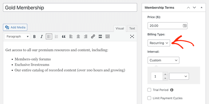 如何使用 WordPress 创建定期会员资格 How to create a recurring membership using WordPress