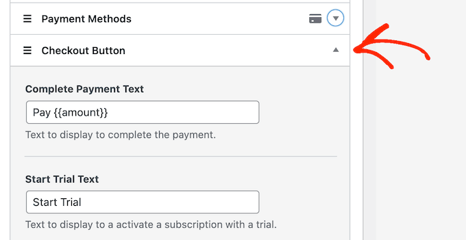 自定义定期付款表单 Customizing the recurring payment form