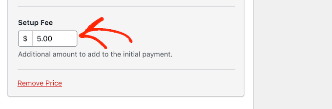 通过免费试用向订阅表格添加设置费 Adding a set up fee to a subscription form with a free trial