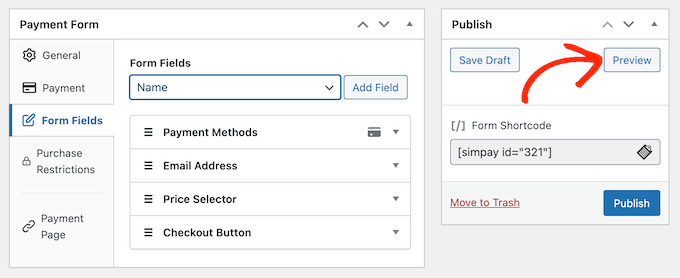 预览订阅表格和免费试用版在您的 WordPress 网站上的外观 Previewing how a subscription form and free trial will look on your WordPress website