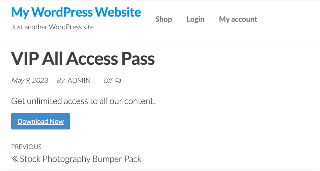 如何自定义所有访问下载通行证 How to customize the all access download pass