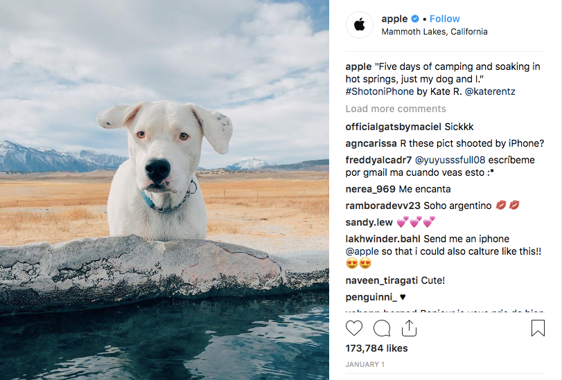 “ShotOniPhone”Apple UGC 活动