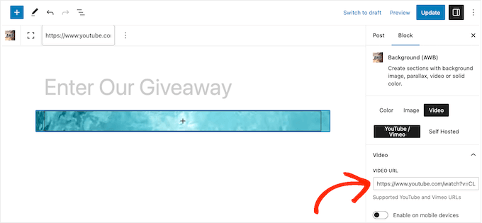WordPress で YouTube の背景ビデオをカスタマイズする方法 How to customize a YouTube background video in WordPress
