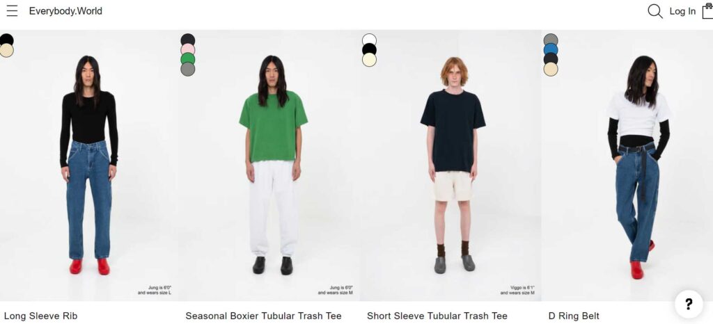 เสื้อผ้าบุรุษของทุกคนในโลก