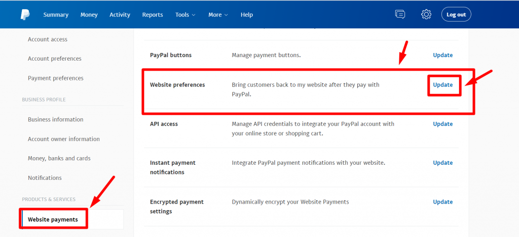 Obțineți un simbol de identificare PayPal