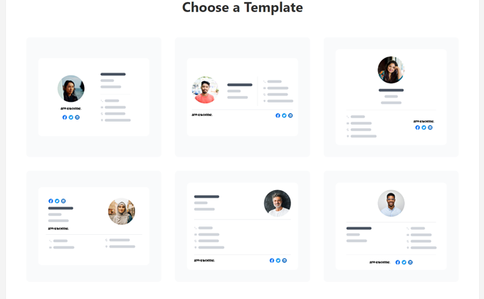 выбрать шаблон для электронной подписи choose a template for email signature