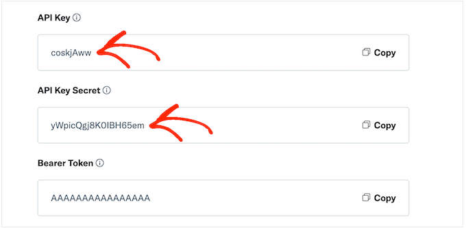 Obținerea unei chei și a unui secret API Twitter Getting a Twitter API key and secret